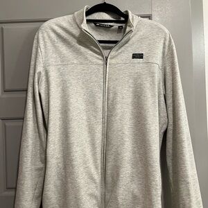 Travis Mathew Gray Zip Up Sweater